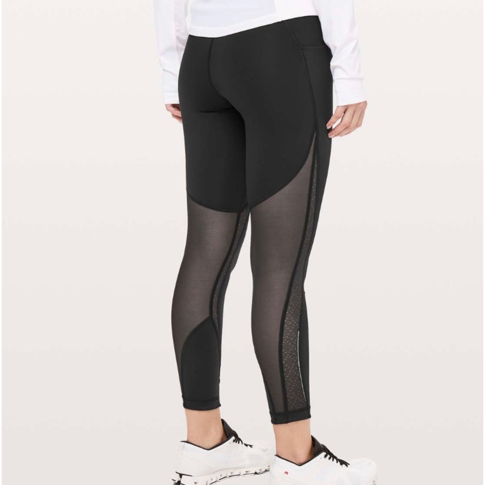 Lululemon Leggings Run Smoothly 7/8 Women’s Tight EUC